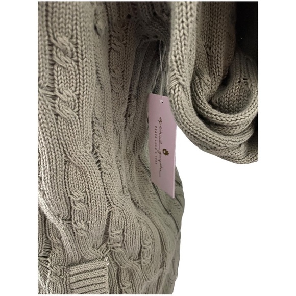 SPIRITUAL GANGSTER COTTON LUCIA OVERSIZED ZEE CARDIGAN IN OLIVE - Picture 8 of 8